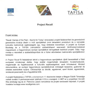 Project Recall 2015